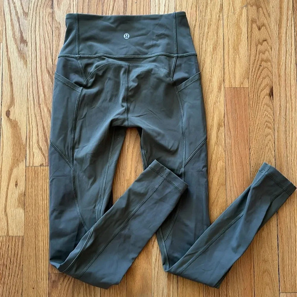 Lululemon sz 4 All The Right Places Pant II 28" Sage great pre owned condition - Picture 7 of 14